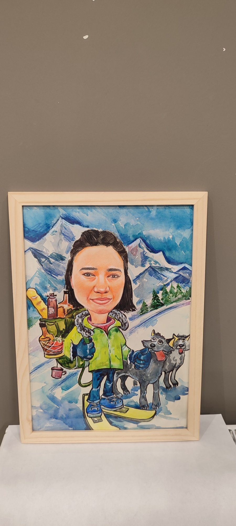 Caricaturi, portrete și peisaje