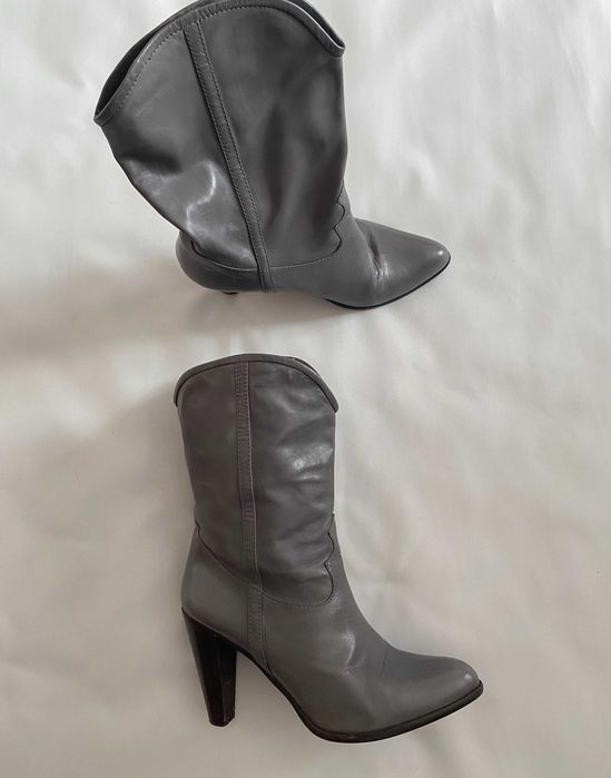 Cizme dama, piele naturala, Poe, 38,5