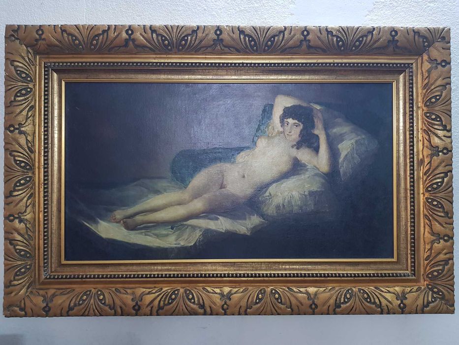 Tablou vechi,pictura in ulei!