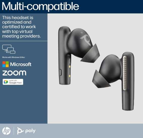 Безжични слушалки Poly Voyager Free 60 True Wireless Earbuds