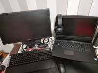 Laptop Gaming Alienware 17R4 + Monitor ,Casti Mouse și Tastatura