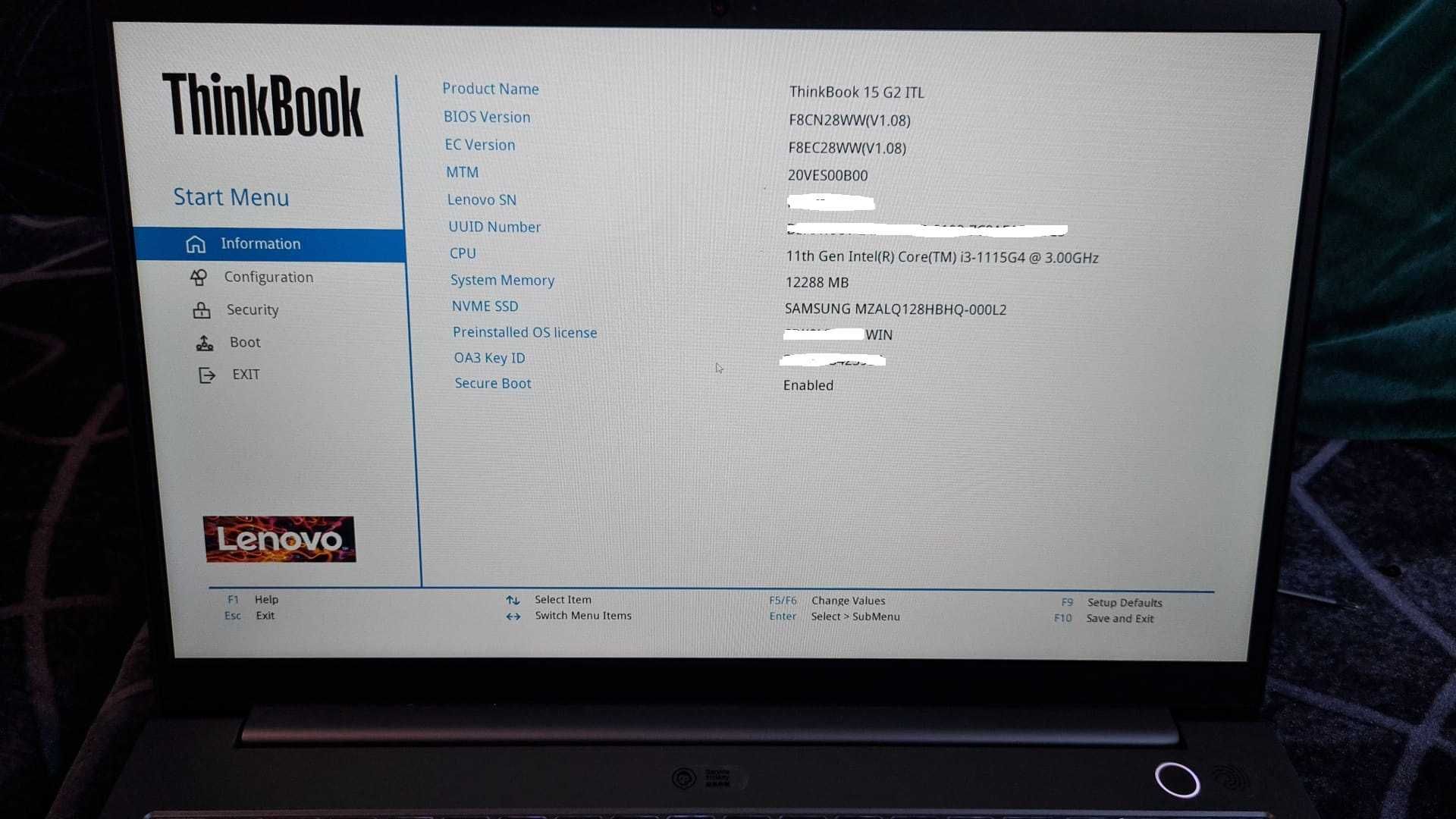 Vand laptop ieftin Lenovo ThinkBook 15 G2 ITL Win10Pro, nou, garantie!