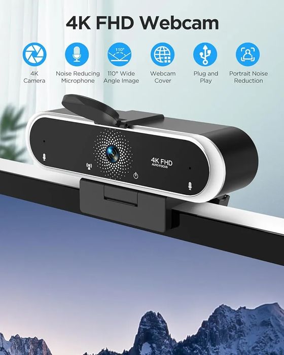 Niveoli webcam 4K FHD image sensor/microfon