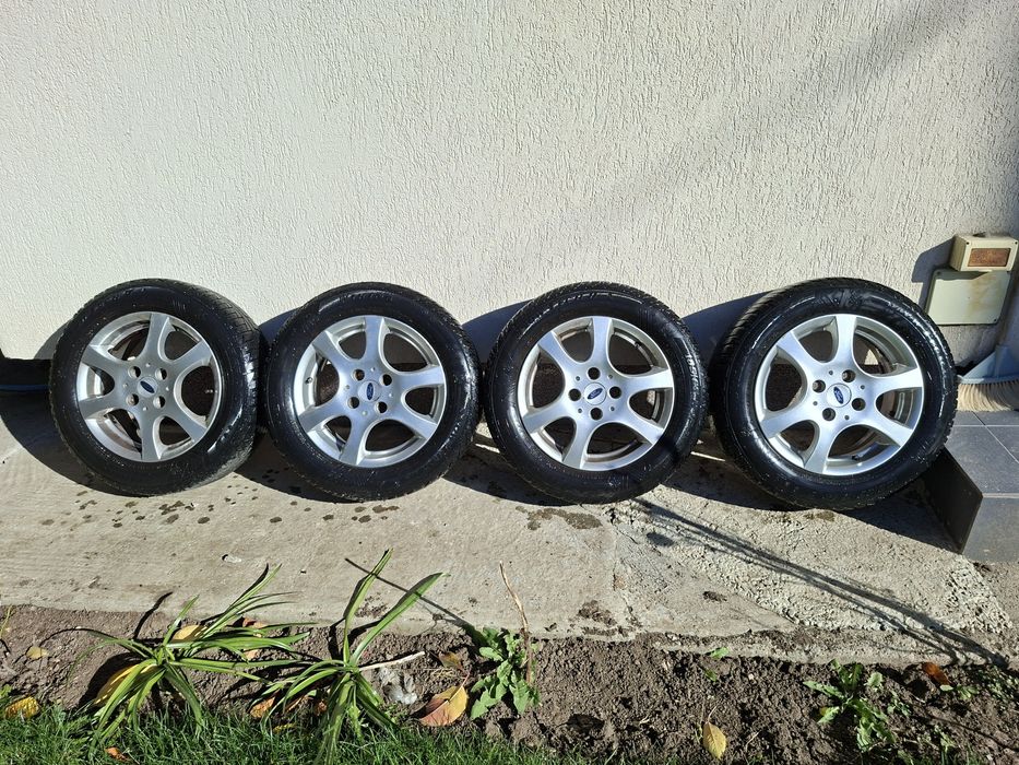Jante aliaj 4x108 ford de 15 cu anvelope de iarna 185 65 r15
