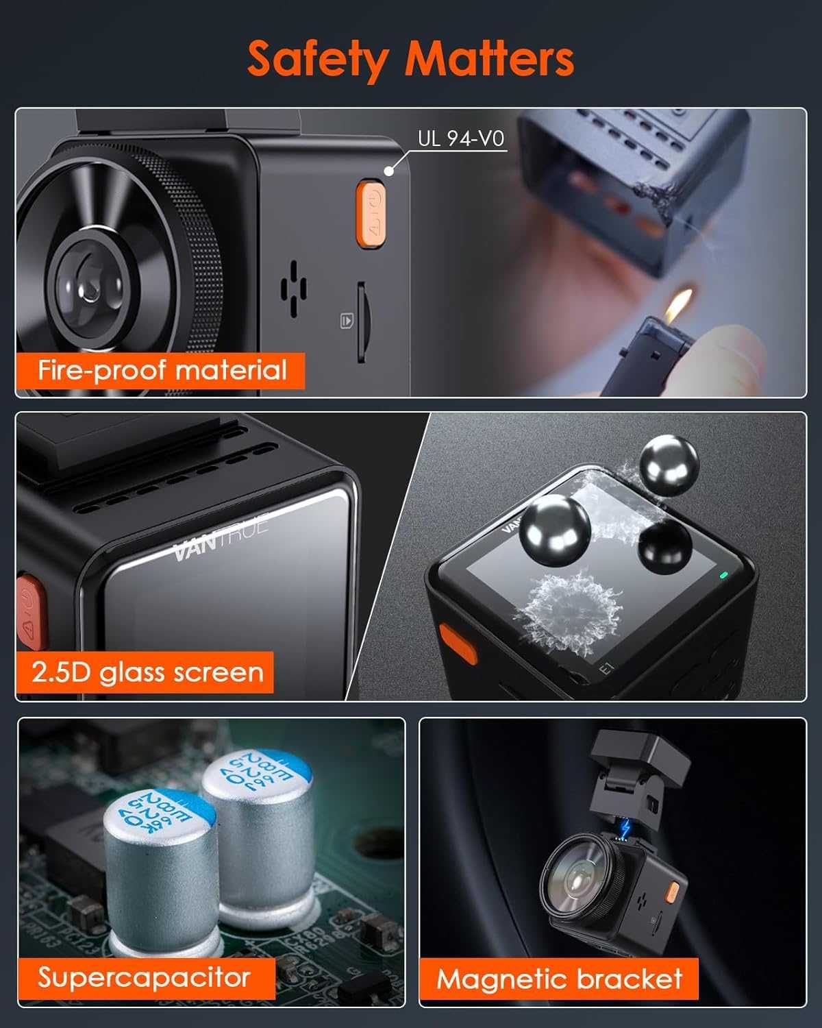 Vantrue Element/E1 камера за кола DashCam видеорегистратор