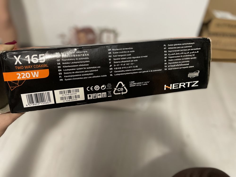 Difuzoare Hertz audio x165 220W