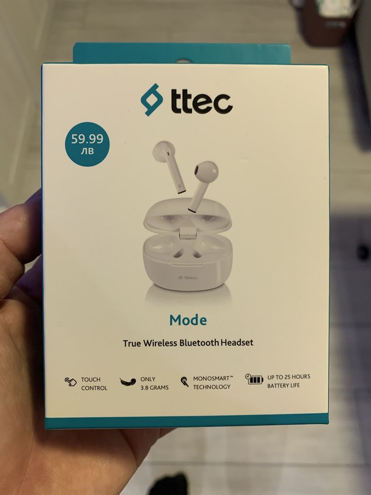 Безжични слушалки TTEC