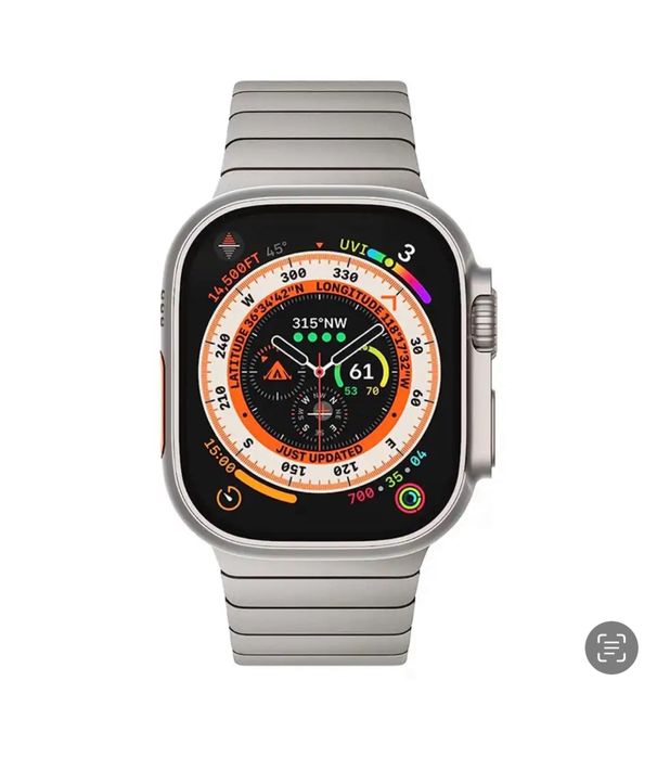 Husa Curea Metal Titanium Ccablu Usb Ceas Apple Watch 7 8 9 10 ULTRA