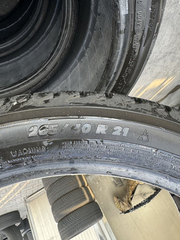 4бр Зимни гуми Michelin 265/40/21 6мм грайфер