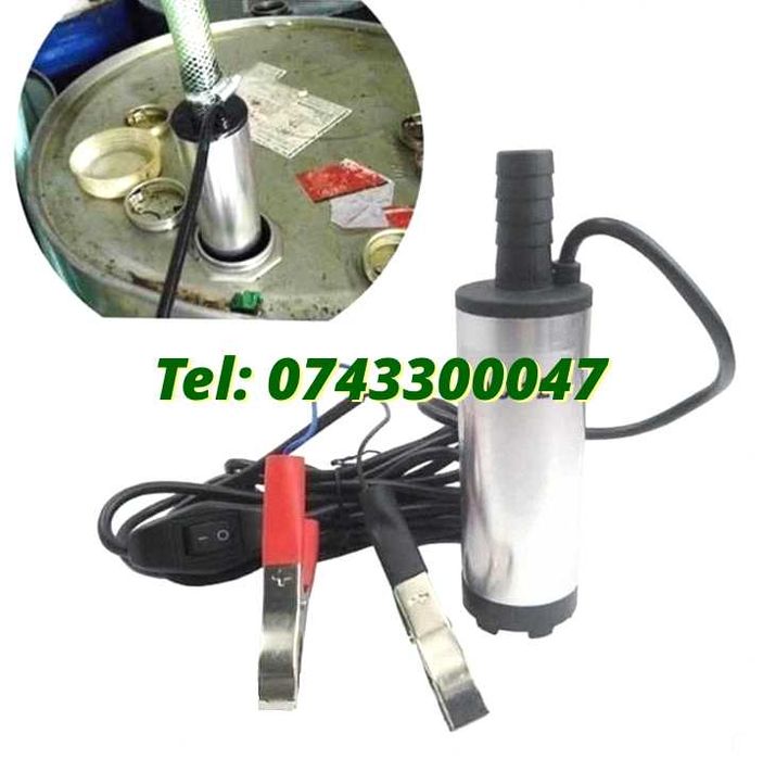 Promo Pompa Electrica Auto Submersibila 12v 12 Lmin 38mm Mutare C