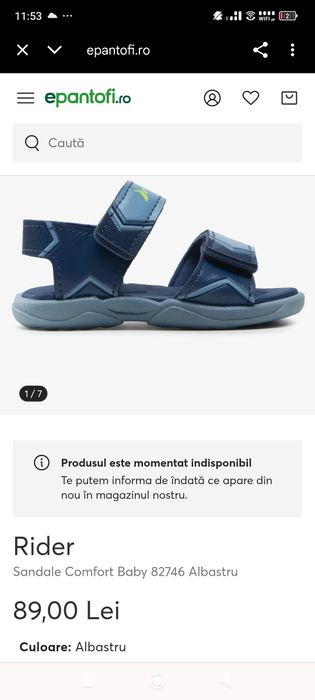 Sandale noi pentru baieti marimea 20