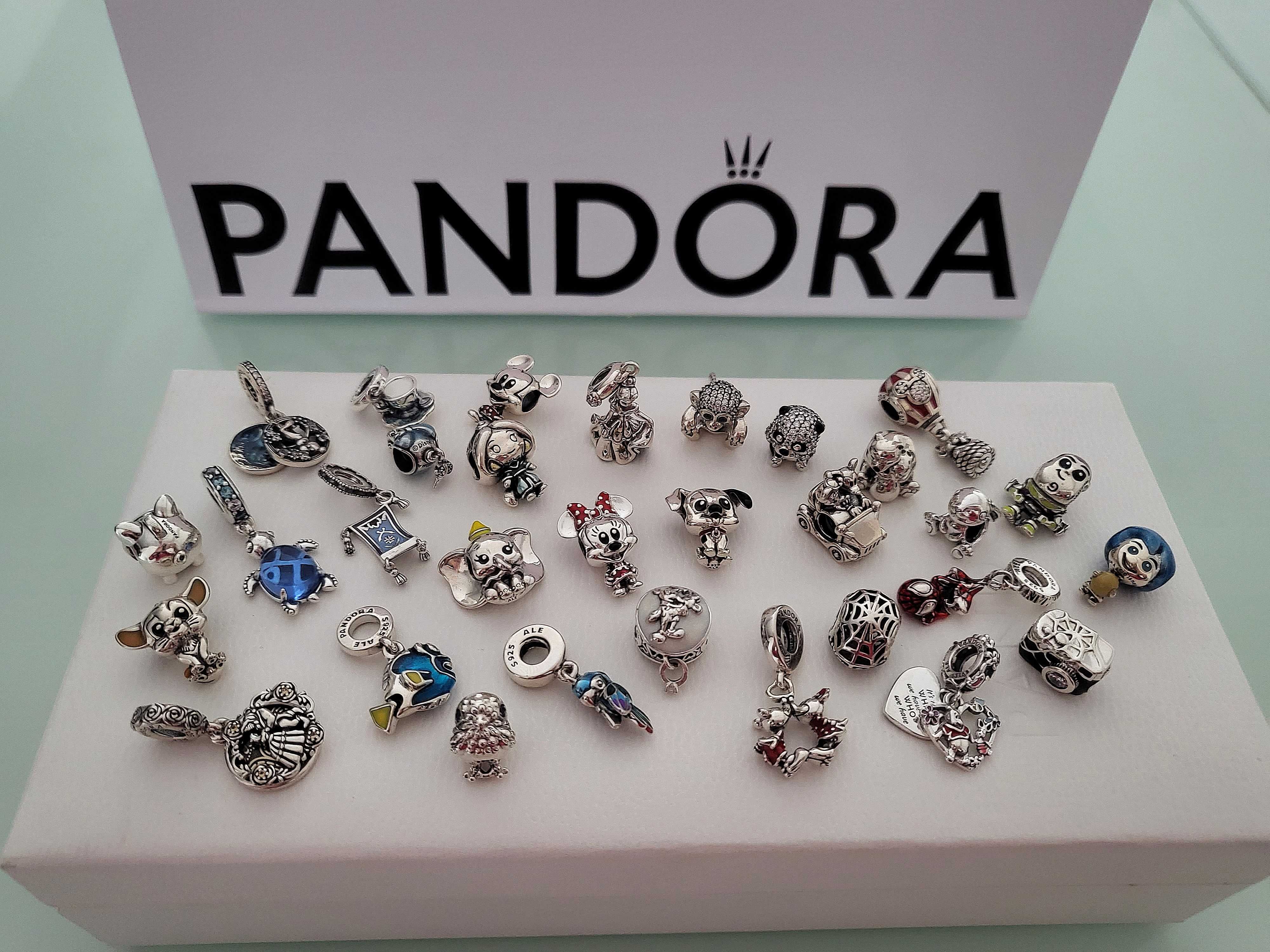 Оригинални сребърни талисмани PANDORA ALE S925 Пандора+ кутия!