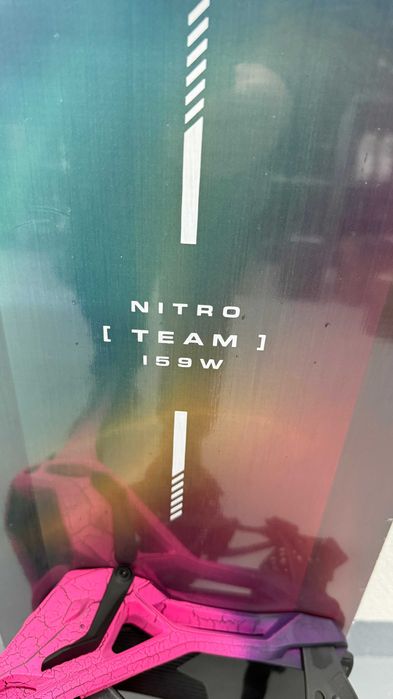placa noua snowboard nitro team wide L159cm