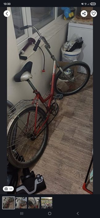 Горный велосипед(алюминовая рама) и кама