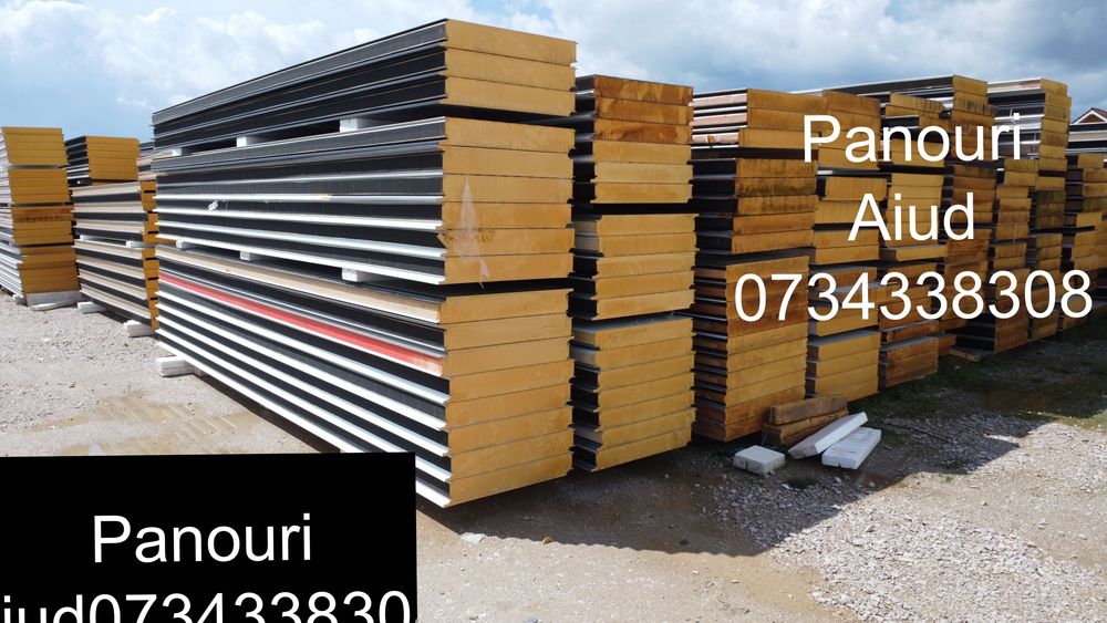 Panouri termoizolante tip sandwich 12-16cm - direct din depozit