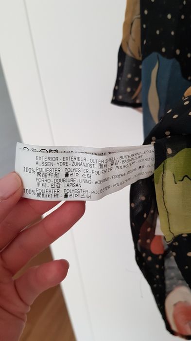 Rochie Zara inflorata si buline