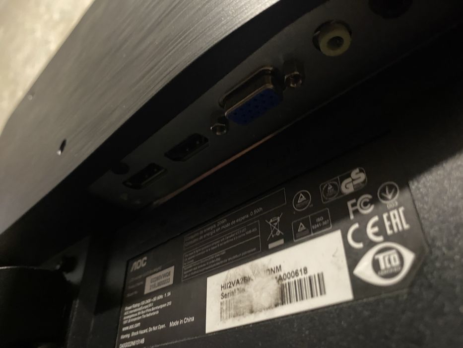 Монитор AOC G2460VQ6 Black-Red