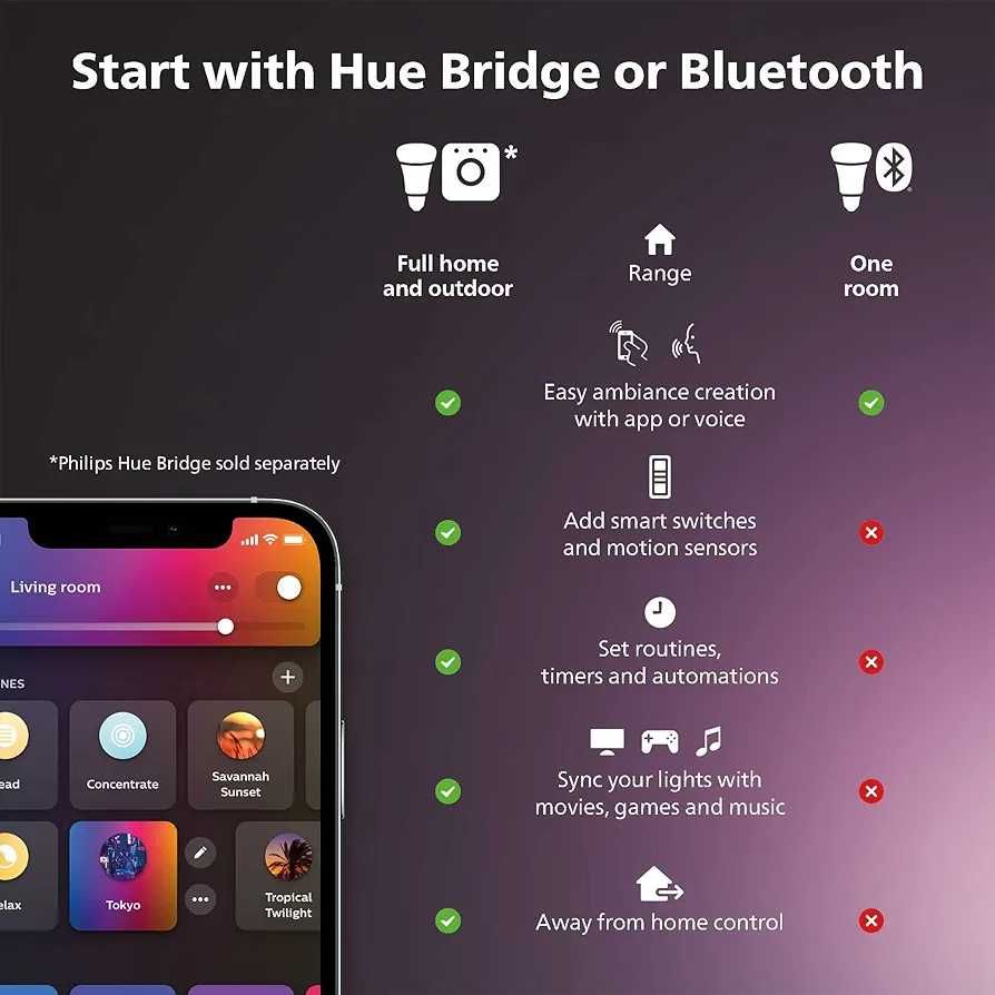 Philips Hue RGB AMBIANCE 2xE27/9W 6500K dispozitiv de interconectare