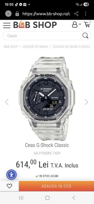 Ceas G-Shock incolor