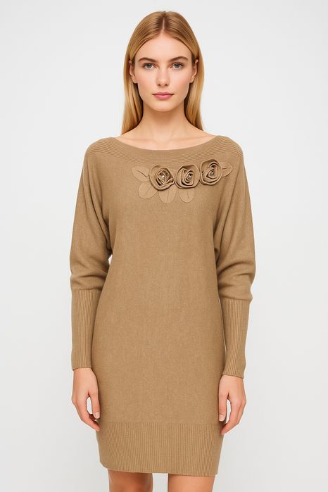 Pulover Tip Rochie / Tunică Elegantă (Ebelieve, Mărimea L/XL)