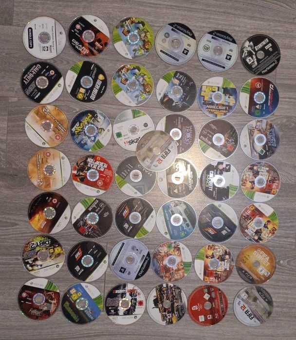 Lot 43 jocuri Nintendo XBOX PlayStation - zgariate necesita polish