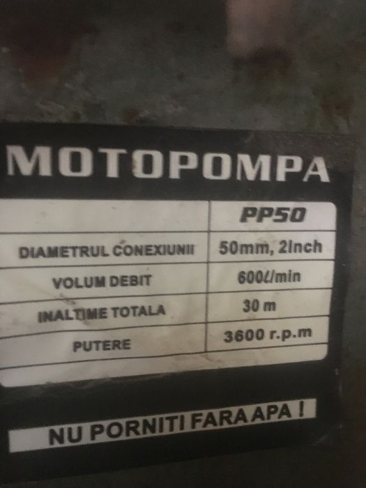 Motopompa apa PP 50