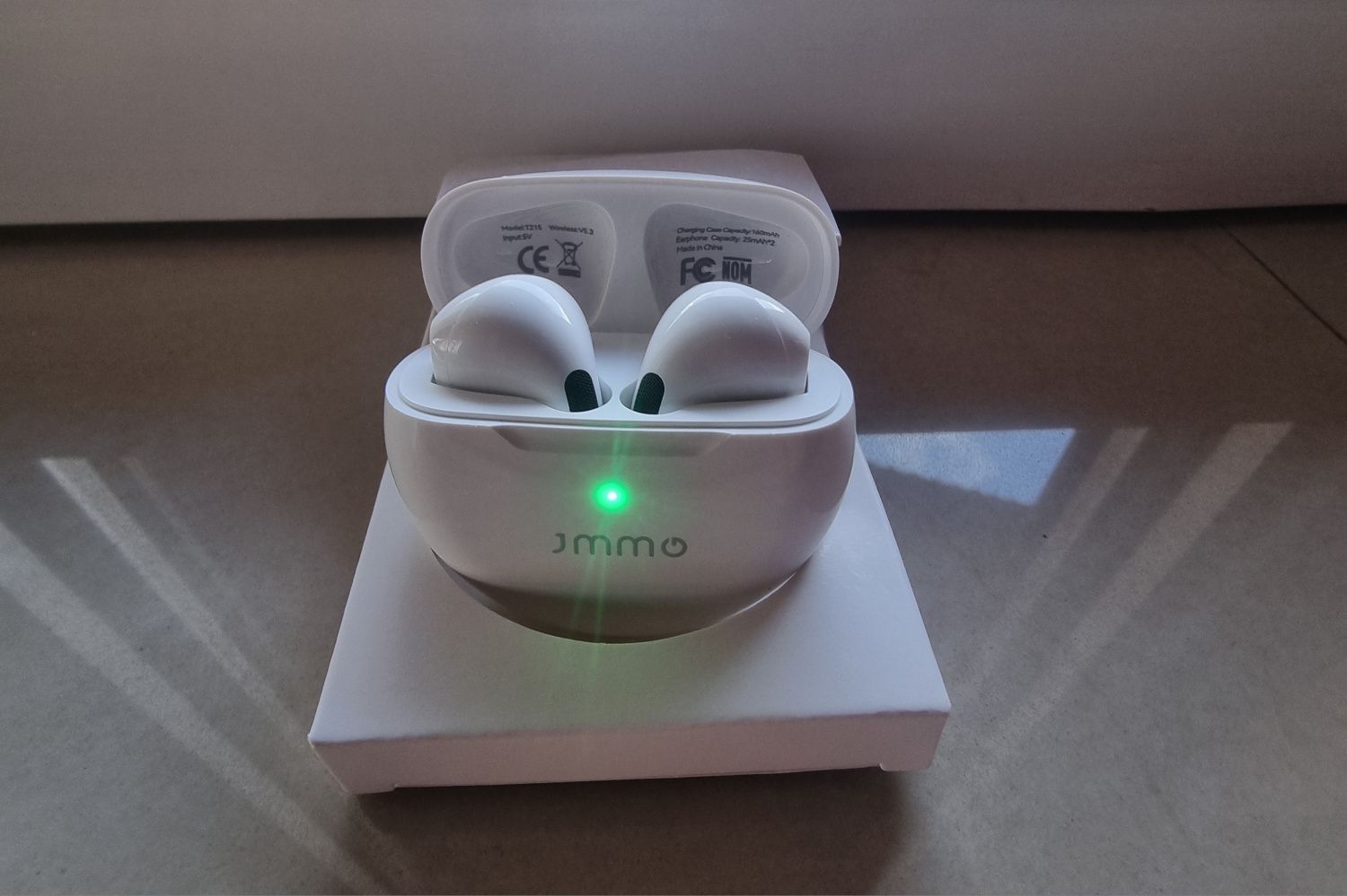 Casti wireless Airpods JMMO - Sunet Impecabil, Design Elegant