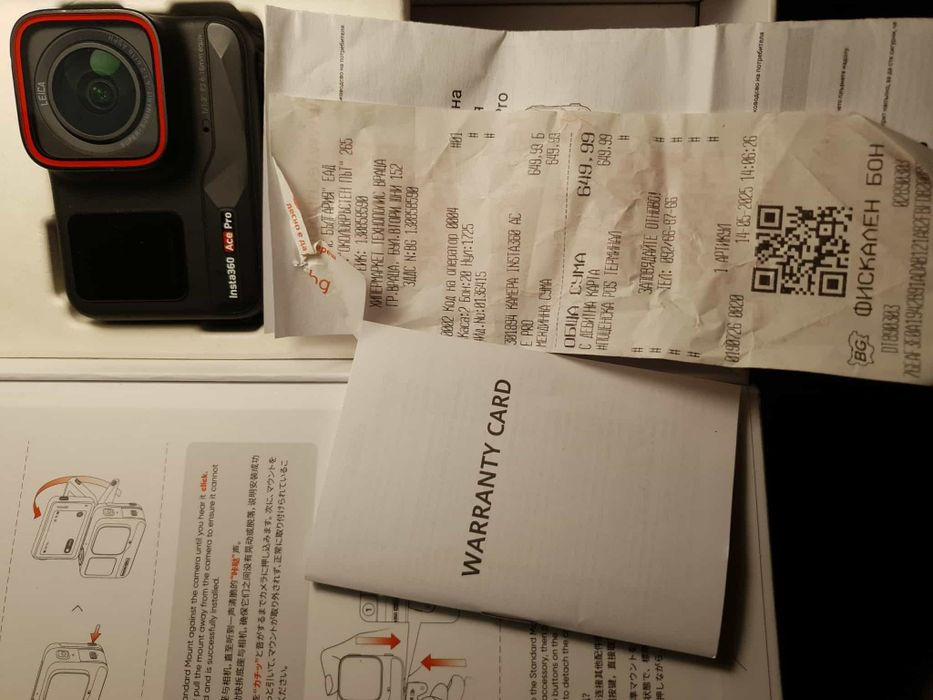 Insta 360 AcePro  с кутия и гаранция