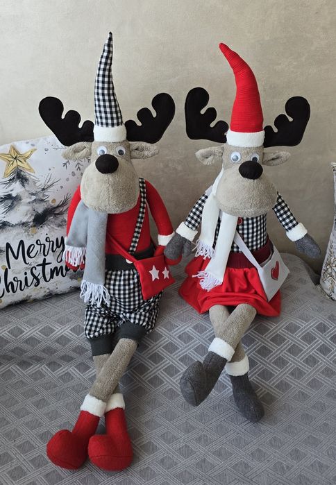 Коледни елени ,ръчна изработка