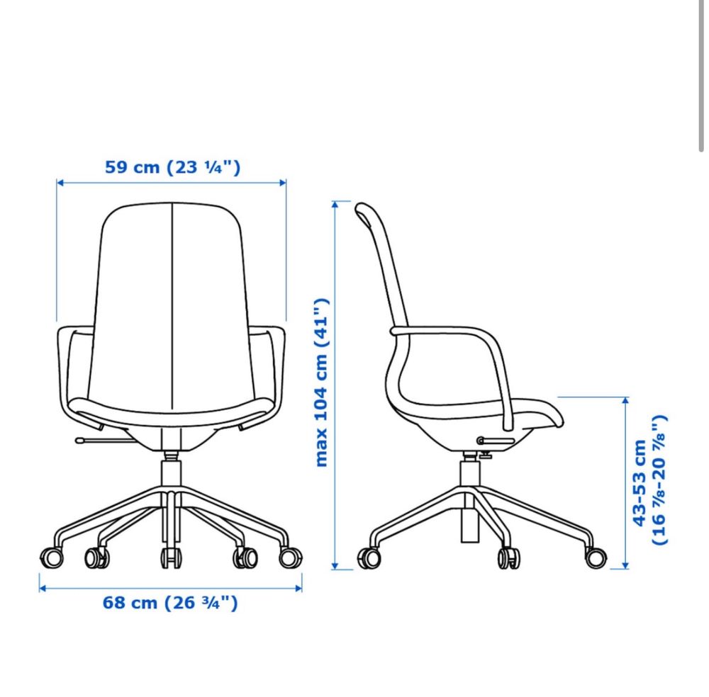 Vând scaun de birou Ikea