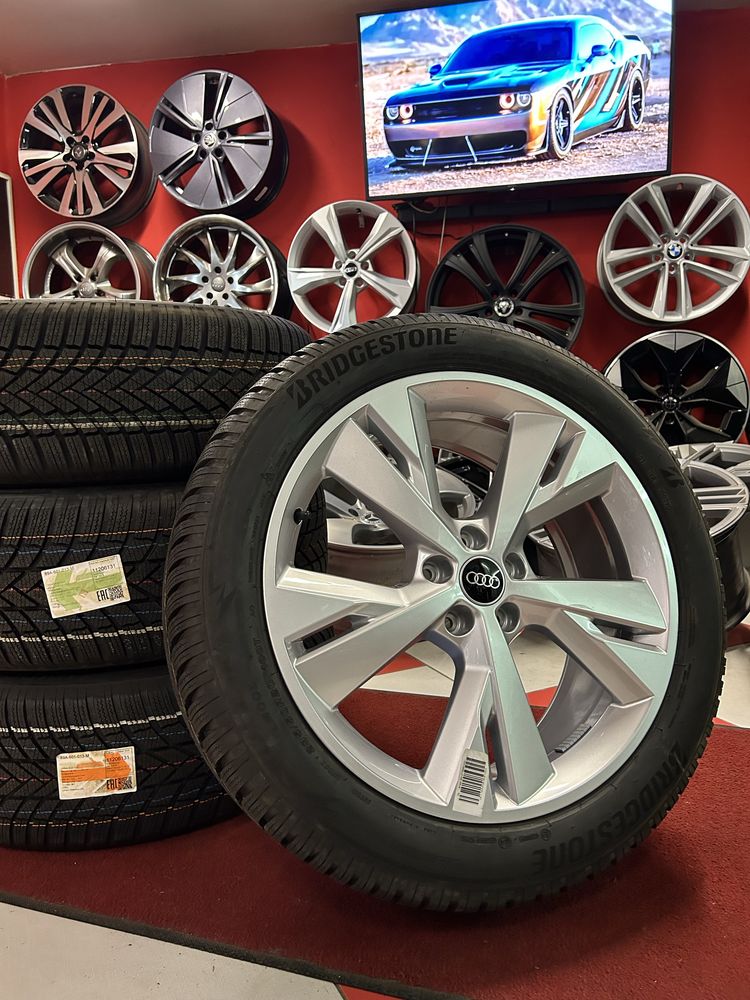 Джанти и гуми зимни 20ц 5х112  Audi Q4 VW ID 4 5 6 Skoda Enyaq Elroq