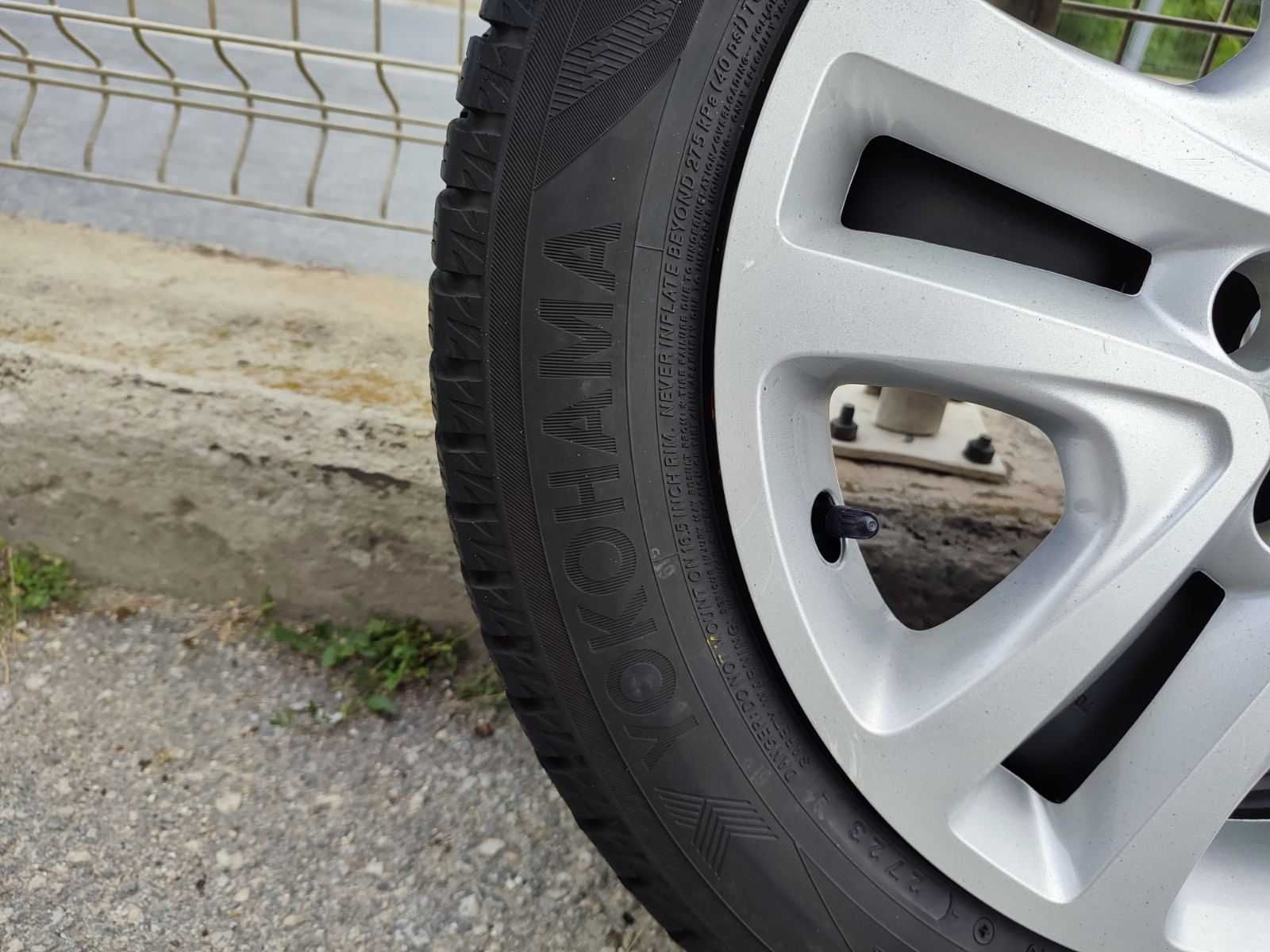 268 - 4бр. Стоманени джанти + тасове 16'' 5x115 с гуми 205/55R16 Opel