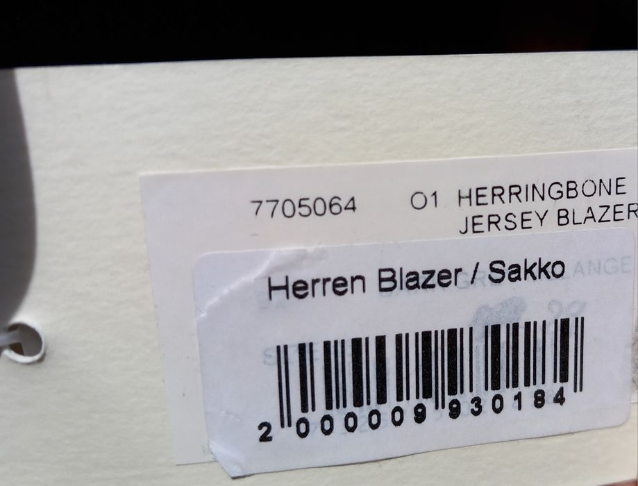 Ново Gant Herringbone мъжко сако/блейзър М/48