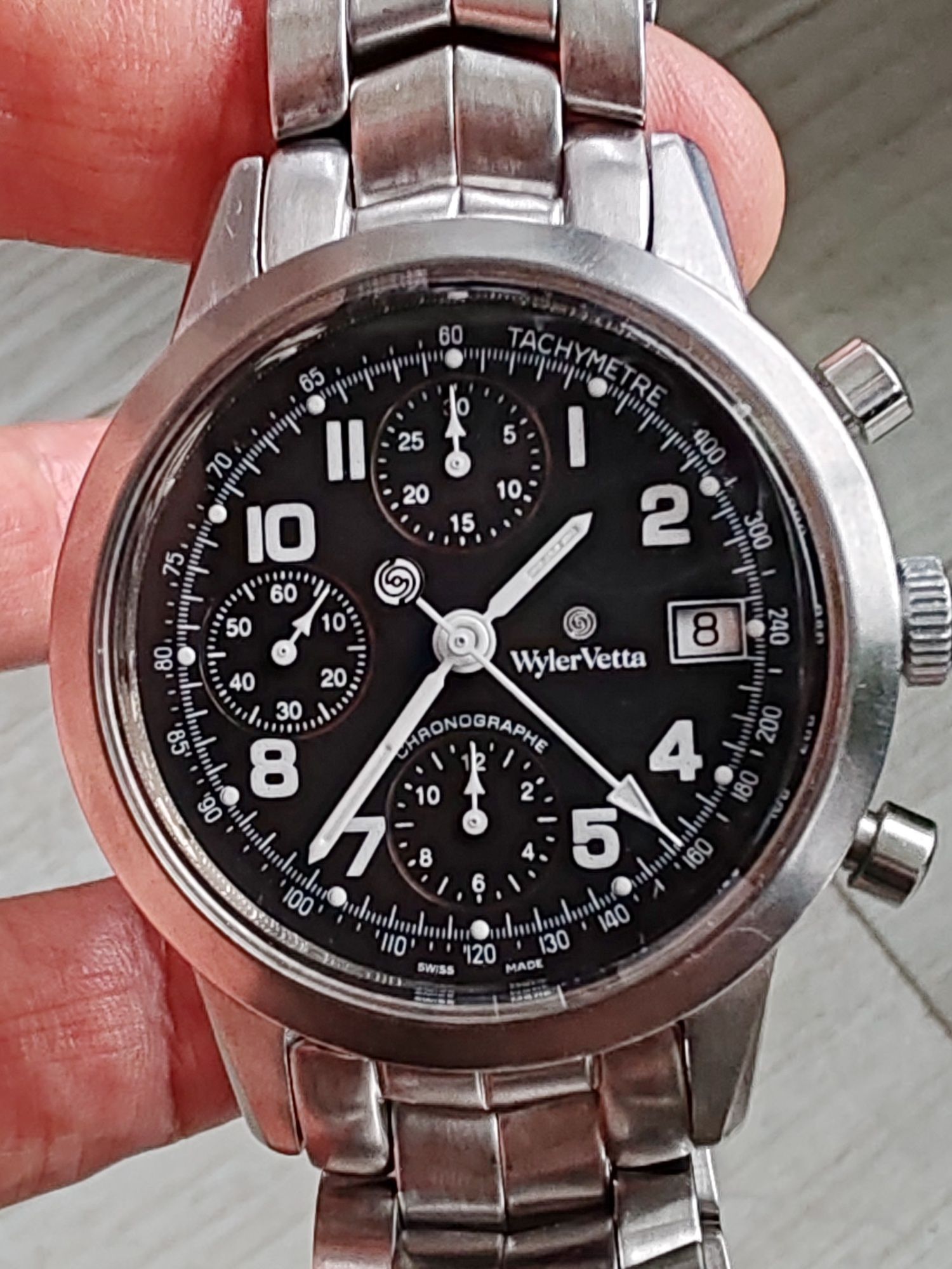 Ceas Wyler Vetta Automatic Chronograph - 38 mm - Funcț  impecabil!