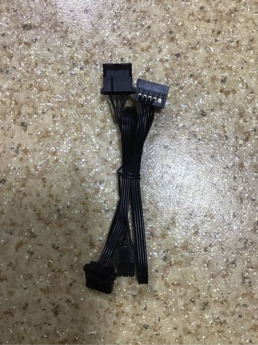 Кабель GameMax SATA*1+MOLEX*2