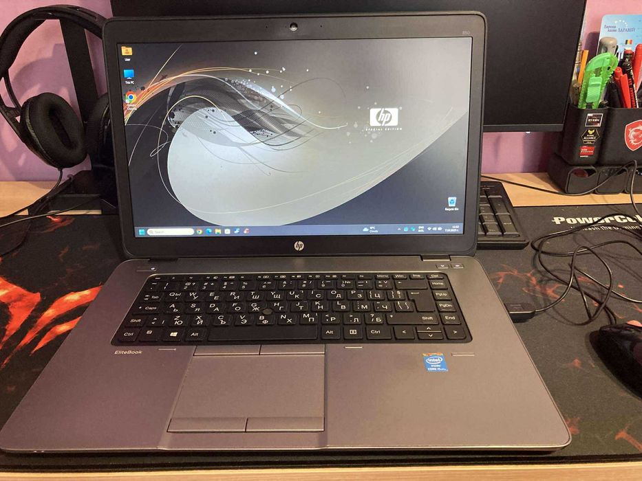 Бизнес лаптоп HP, Intel Core i5, 16 GB RAM, SSD NVMe, Win11