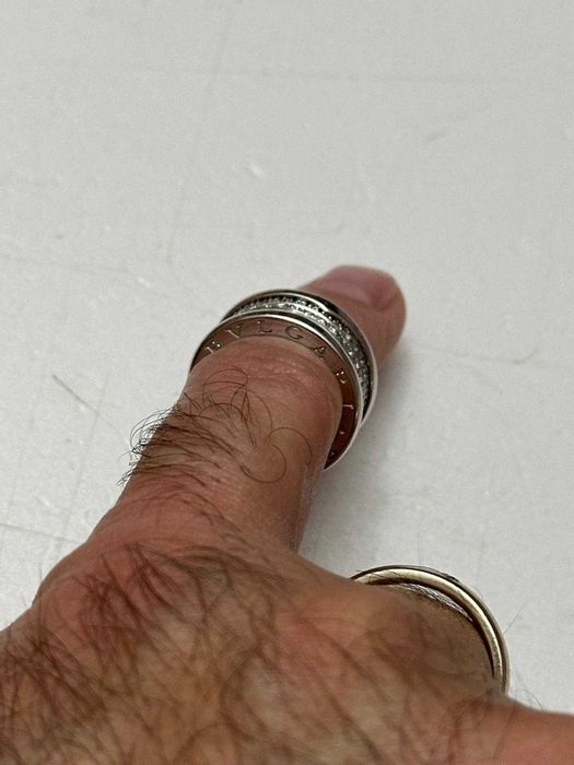 INEL AUR alb 18K - BULGARI B.ZERO1 + 110 Diamante - Mar. 51 - Original