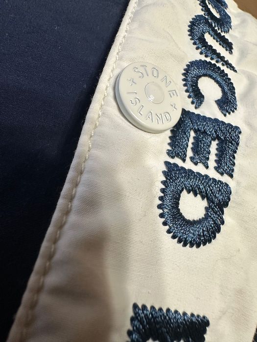 Supreme x Stone Island Reversible Down Puffer Jacket White