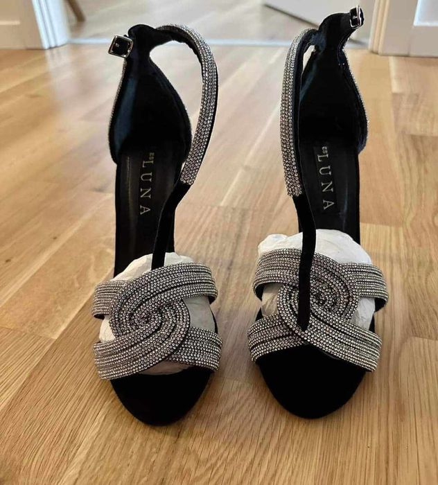 Sandale Es Luna piele noi