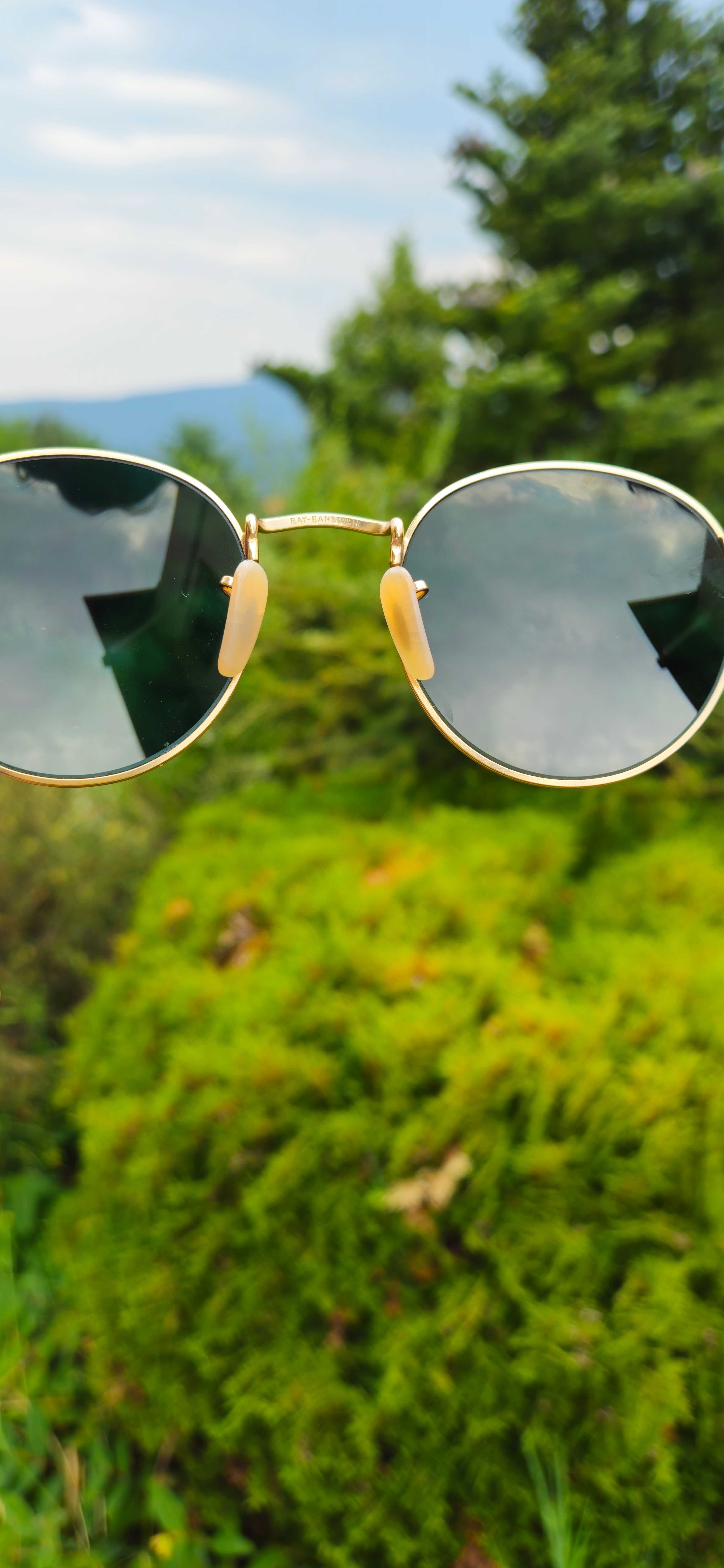 Rayban слънчеви очила 3447 Round metal