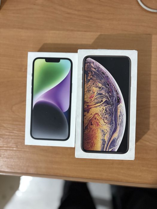 Коробки от Айфонов 14 и XS MAX