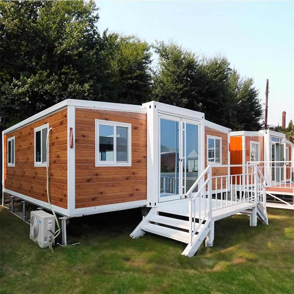 Casa modular stil cabana A frame structura lemn sau structura metalica