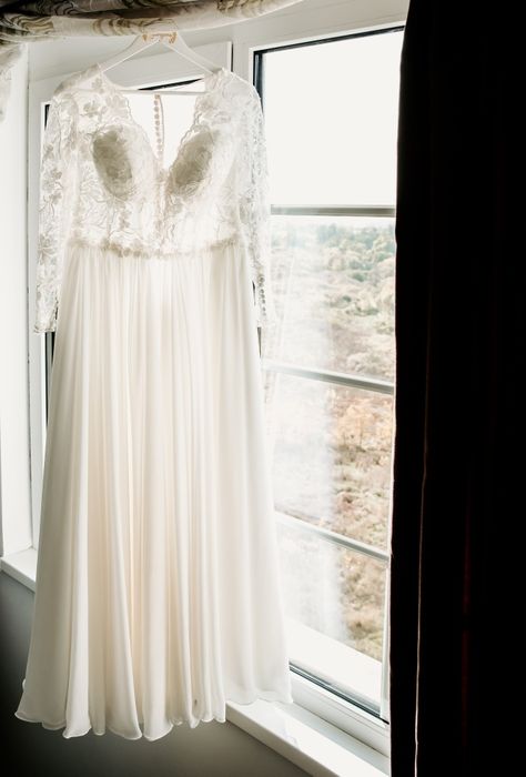 Rochie mireasa cu mâneci