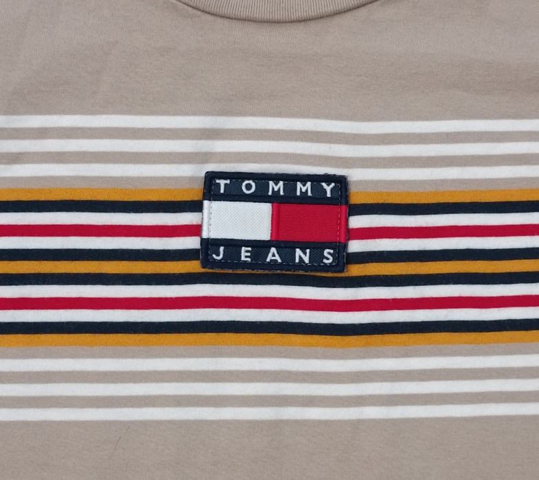 Tommy Jeans Logo Shirt оригинална тениска S памучна фланелка