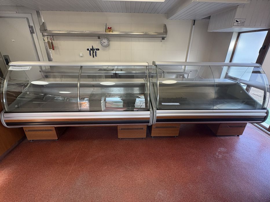 Хладилни витрини, оборудване за хранителен магазин / КАТО НОВО