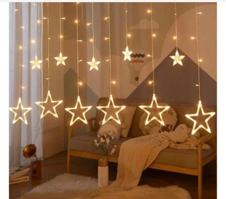 Гирлянд звезды 3метр