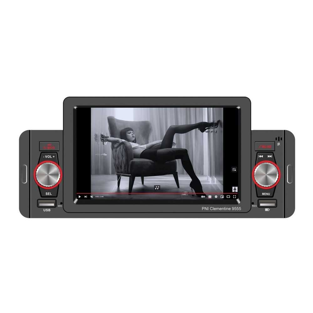 Автомобилен MP5 плейър - 1 DIN, 4.3" дисплей, Bluetooth, CarPlay, FM