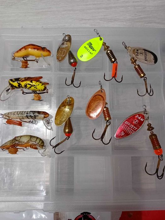 Naluci de pescuit salau, clean, biban