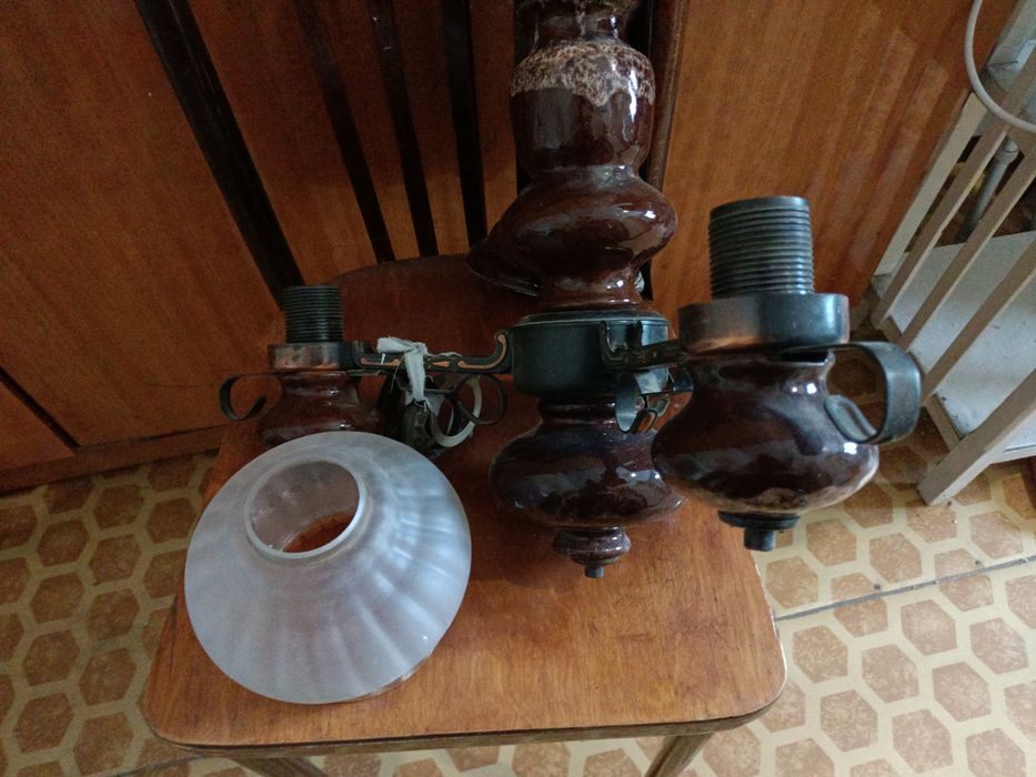 Люстра трёхрожковая советская