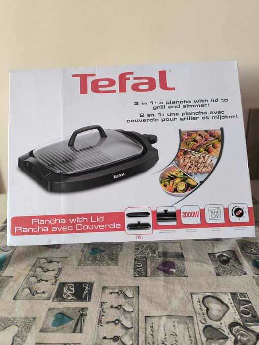 Скара Tefal 2 в 1 - Grill скара и плоча + капак